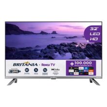 Smart Tv Britânia 32” Btv32g7pr2csgblh Hd Led Hdmi Roku Tv