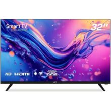 Smart TV HQ 32″ HD tela sem bordas Androind 12 design slim HQS32NKHM