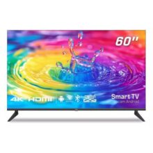 Smart Tv Hq 60″ Uhd 4k, Hdr Android 11, Design Slim, Processador Quad Core, Espelhamento De Tela – Hqstv60nk