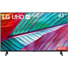 Smart TV LG 43″ 4K 43UR781C webOS 23, Wi-Fi, Inteligência Artificial ThinQ, built-in, Google Assistente, Alexa AppleAirplay & HomeKit Design Ultrafino