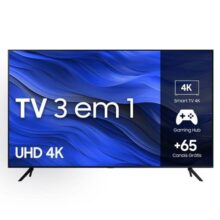 Smart TV Samsung 58″ UHD 4K 58CU7700 2023, Processador Crystal 4K, Gaming Hub Tela sem Limites