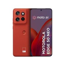 Smartphone Motorola Edge 50 Neo 256GB Poinciana (Vermelho) 5G 16GB RAM 6,4″ Câm. Tripla + Selfie 32MP