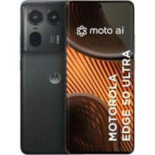 Smartphone Motorola Edge 50 Ultra 5G 512GB 24GB Ram Boost 50MP Ultra-Pixel AI Camera IP68 NFC – Black – Vegan Leather