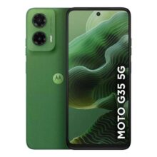 Smartphone Motorola Moto g35 5G – 128GB 12GB (4GB RAM+8GB Ram Boost) e Camera 50MP com AI NFC Tela 6.7″ com Superbrilho – Verde – Vegan Leather