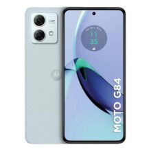 Smartphone Motorola Moto g84 5G – 256GB 16GB (8GB RAM+8GB Ram Boost) 50MP Ultra-Pixel AI Camera Tela pOLED NFC – Azul Claro