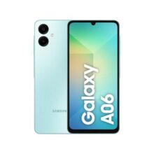 Smartphone Samsung Galaxy A06 128GB 4GB RAM Verde Claro 6,7″ Câm. Dupla + Selfie 8MP