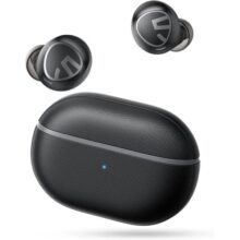 SoundPEATS Free2 classic Fones de Ouvido Sem Fio Bluetooth V5.1 com 30 Horas de Reprodução Microfone Embutido para Chamadas Claras, Controle de Toque, Modo único/duplo, Som Estéreo Imersivo