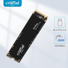 SSD Crucial P3 Plus 1TB NVMe M.2 2280 Leitura até 5000MB/s e Gravação até 3600MB/s – CT1000P3PSSD8