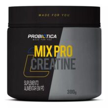 Suplemento Em Pó Probiotica Creatina Pura Mix Pro Creatine Creatina Monohi Sem sabor 300g