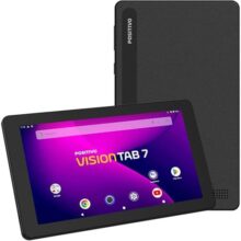 Tablet Positivo Vision TAB 7 – Processador Octa-Core 3GB RAM 64GB Armazenamento, Tela 7” IPS, Bateria 3100mAh, Android 14 Go, Wi-fi – Preto