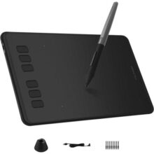 Tablets gráficos Huion H640P OSU com 6 teclas de atalho, Stylus sem bateria, 8192 Sensibilidade de pressão, compatível com Mac, PC ou Android Mobile