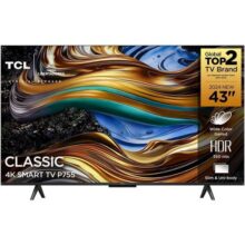 Tcl Led Smart Tv 43” P755 4k Uhd Google Tv