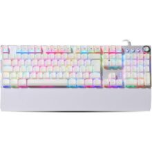 Teclado Gamer Mecânico Adamantiun Karambit T11 Switch Black Qwerty Português Brasil Cor Branco Leds Rgb Com Fio Usb