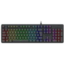 Teclado Membrana Gamer Redragon Netherbane Preto RGB K521-RGB