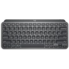 Teclado sem fio Logitech MX Keys Mini com Iluminação Inteligente, Conexão USB ou Bluetooth Easy-Switch para até 3 dispositivos e Bateria Recarregável – Grafite