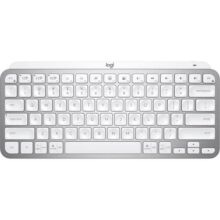 Teclado Sem Fio Logitech MX Keys Mini com Iluminação Inteligente, Conexão USB ou Bluetooth Easy-Switch para até 3 dispositivos e Bateria Recarregável