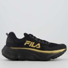 Tênis Fila Maxximus Preto e Dourado