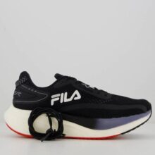 Tênis Fila Racer T2 Extreme Preto Azul Granito e Vermelho