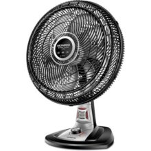 Ventilador 40cm Super Turbo 8 Pás Repelente Pastilha, Mondial, Preto/Prata, 140W, 110V – VTX-40-8P-RP