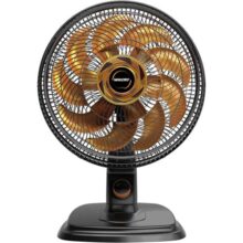 Ventilador De Mesa E Parede Mallory Egeo, Silencioso, Hélice De 15 Pás, Grade Especial Em Sistema Ts, Máxima Vazão E Mínimo Ruído – Pr-dr – 220v