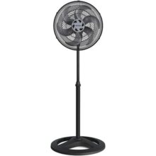 Ventisol Ventilador de Coluna Oscilante Turbo 6 Pás Premium Preto 40cm 220V