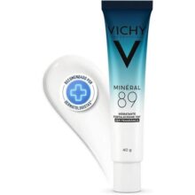 Vichy Minéral 89, Creme Hidratante Facial com Acido Hialuronico, Esqualano, Vitamina B3 e Minerais