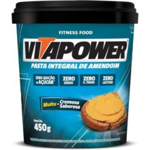 VitaPower Pasta De Amendoim Integral – 450G Natural –