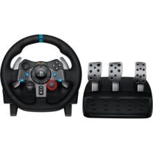 Volante Logitech G29 Driving Force e Pedais com Force Feedback para PS5, PS4, PS3 e PC