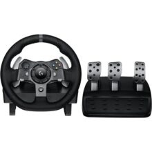 Volante Logitech G920 Driving Force E Pedais Com Force Feedback Para Xbox Series X|S, Xbox One, PC, Mac