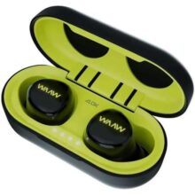 WAAW by ALOK Fone de Ouvido MOB 100EB sem Fio Bluetooth, Intra-Auricular com Microfone e Toque inteligente