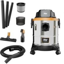 WAP Aspirador de Pó e Água GTW INOX 20i, Compacto, 20 Litros, com Soprador e Filtro Lavável, 170mbar 1900W 220v