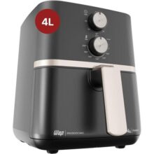 WAP Fritadeira Elétrica Air Fryer FAMILY 4 Litros, Temperatura Ajustável, Duplo Revestimento Antiaderente, 1500W 127V