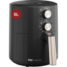 WAP Fritadeira Elétrica Air Fryer GRAND FAMILY 5 Litros, Temperatura Ajustável, Revestimento Antiaderente, 1500W 220V