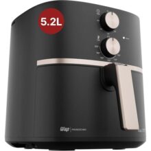 WAP Fritadeira Elétrica Air Fryer GRAND FAMILY 5,2 Litros, Temperatura Ajustável, Revestimento Antiaderente, 1500W 127V