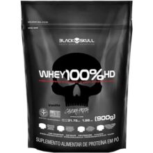 Whey 100% Hd – 900G Refil Baunilha Black Skull