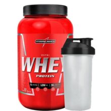 Whey protein Nutri Isolado Concentrado Cookie 900g Pote + Coqueteleira – Integralmedica – Integralmédica